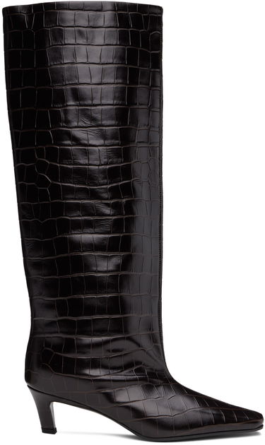 Kläder TOTEME TOTEME 'The Wide Shaft' Knee-High Boots Brun | 231-913-847, 0