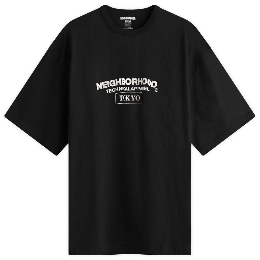 T-shirt Neighborhood Technical Apparel Tokyo Graphic Tee, Size Large Svart | 251PCNH-ST16-BLK