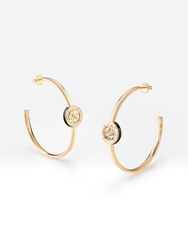 Örhängen GUESS "4G Loop” Earrings Metallisk | JUBE02284JW, 0