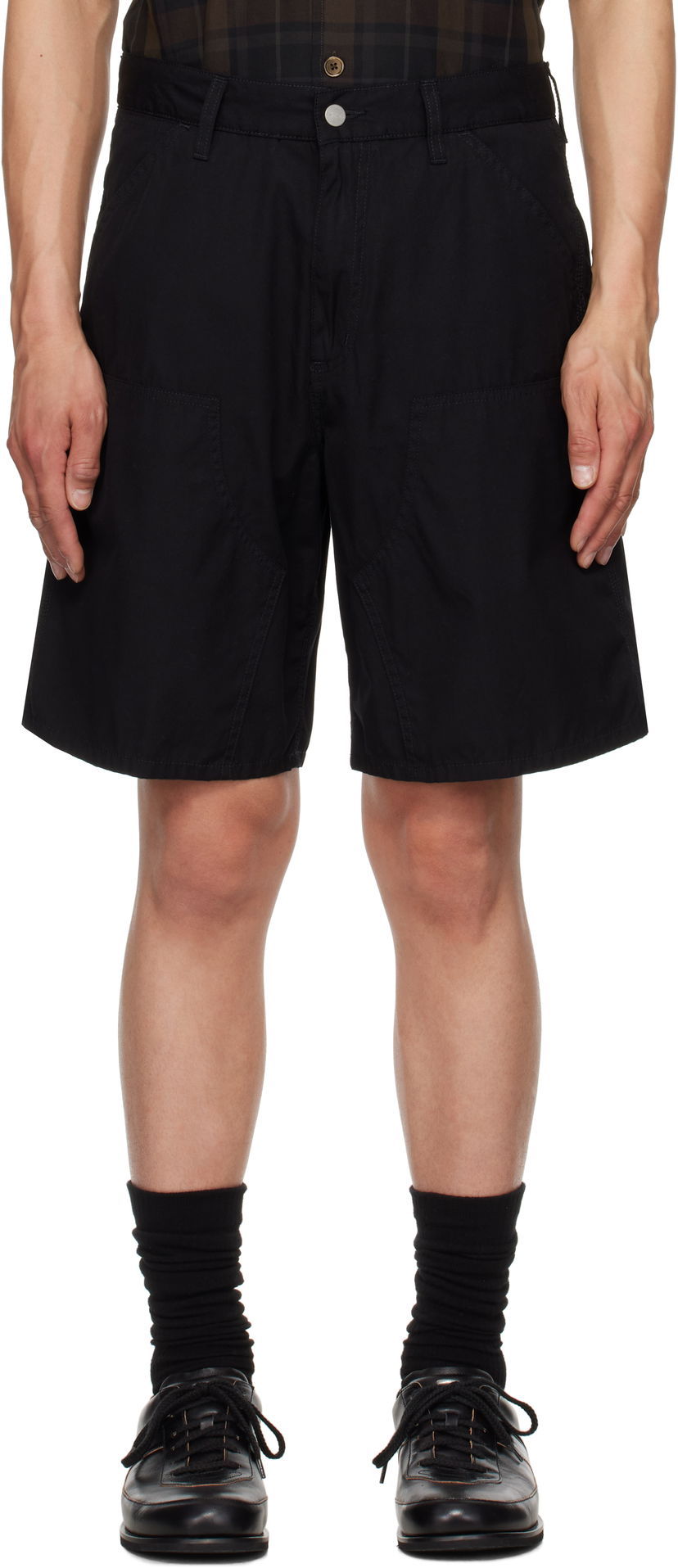 Shorts Carhartt WIP Double Knee Shorts Svart | I034794