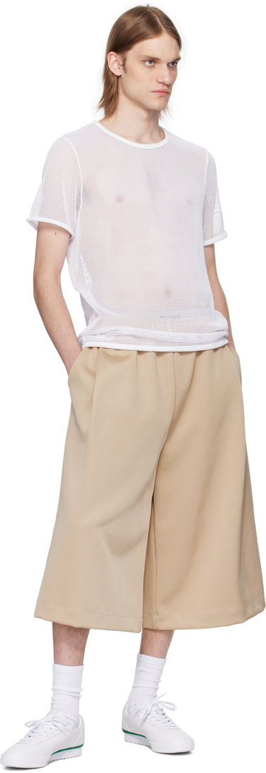 Shorts Lacoste Lacoste Runway Oversized Bermuda Shorts Beige | GH7422, 3
