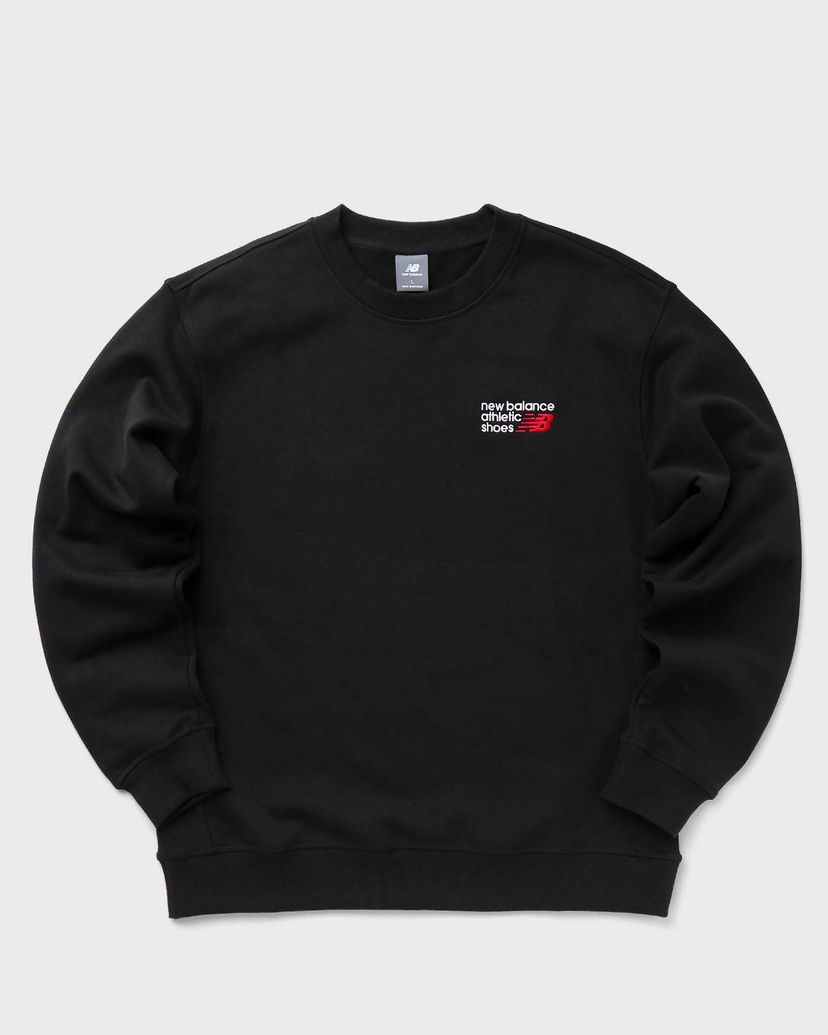T-shirt New Balance Athletics Premium Logo Crew men Sweatshirts black in size:XXL Svart | MT41547-BK