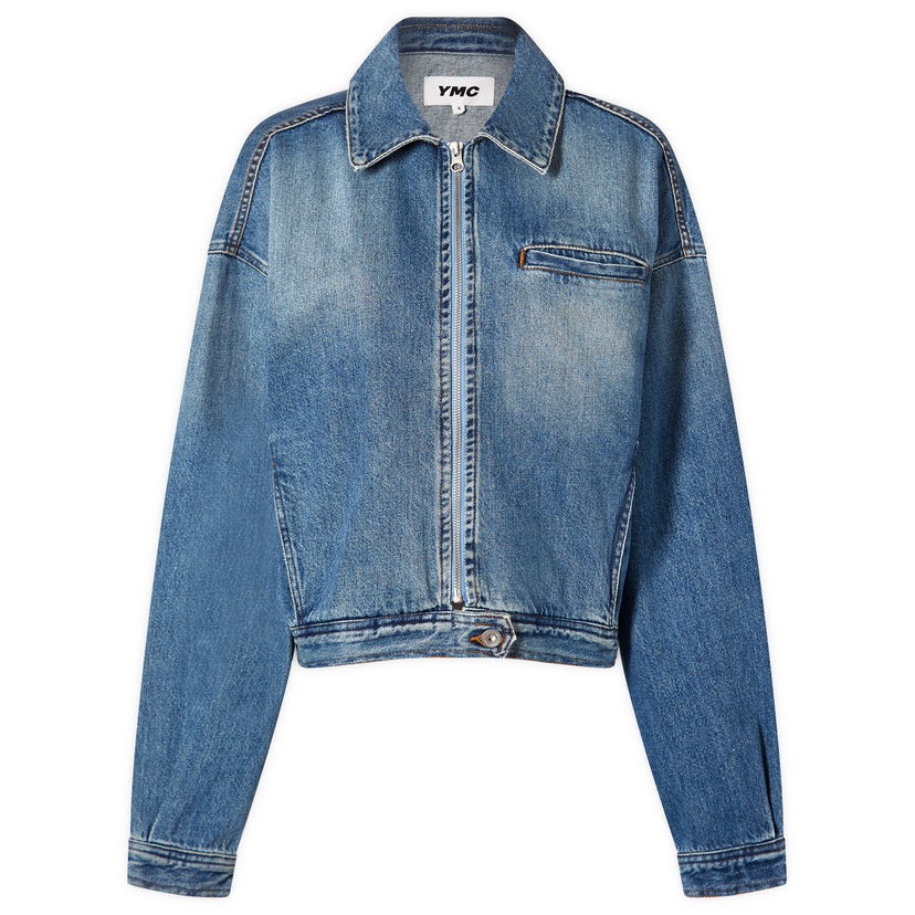 Jacka YMC Burnside Denim Jacket Blå | Q5WMF-40