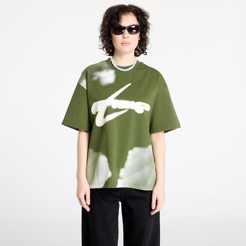 T-shirt Footshop Walking Art By FTSHP T-Shirt Clouds Grön | FTSHP_401