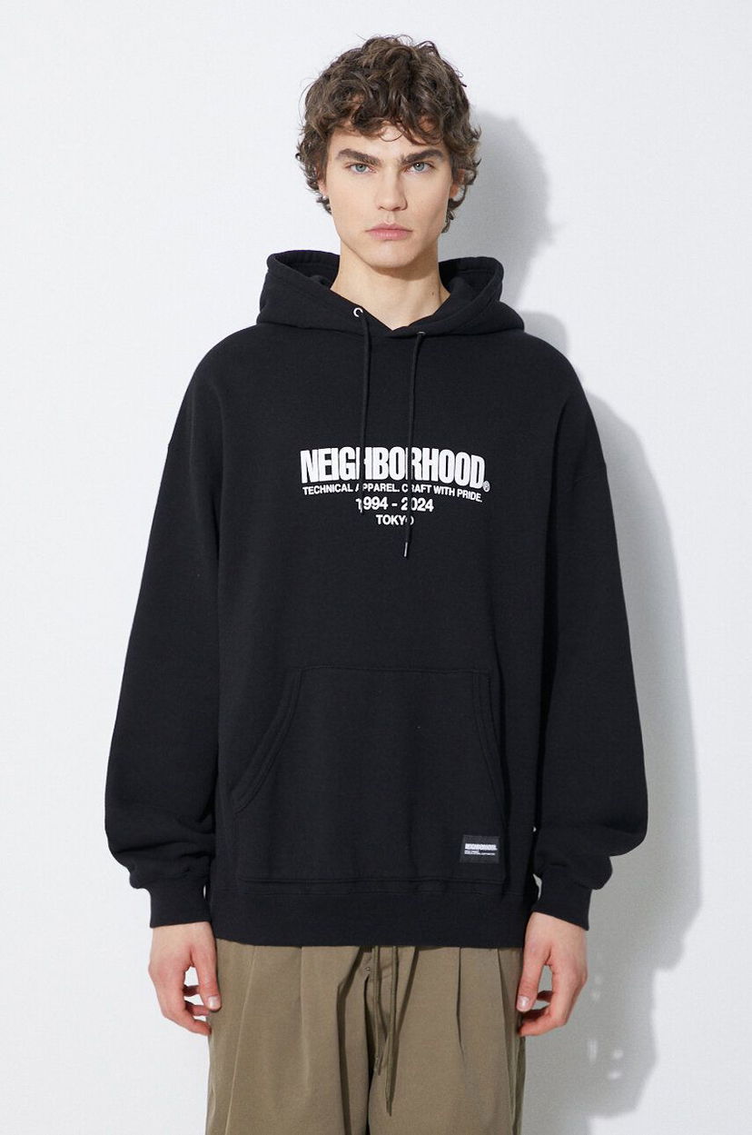 Sweatshirt Neighborhood NEIGHBORHOOD Classic Hoodie Svart | 241FPNH.CSM04