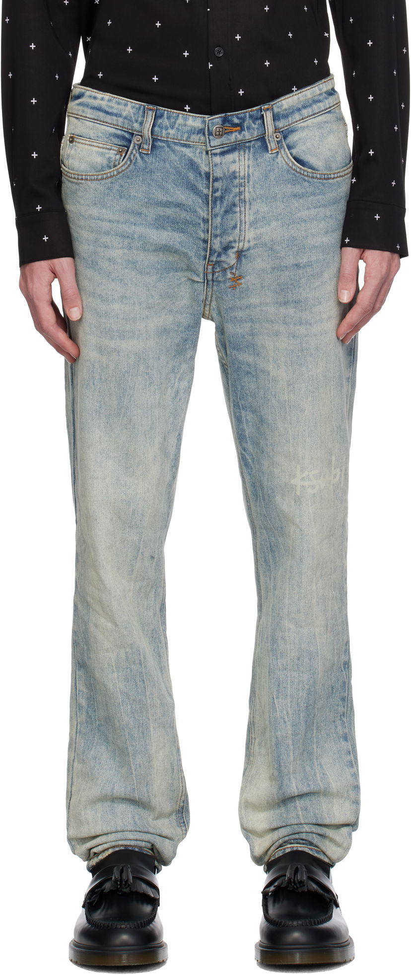 Jeans Ksubi Chitch Stairway Jeans Blå | MFA24DJ054