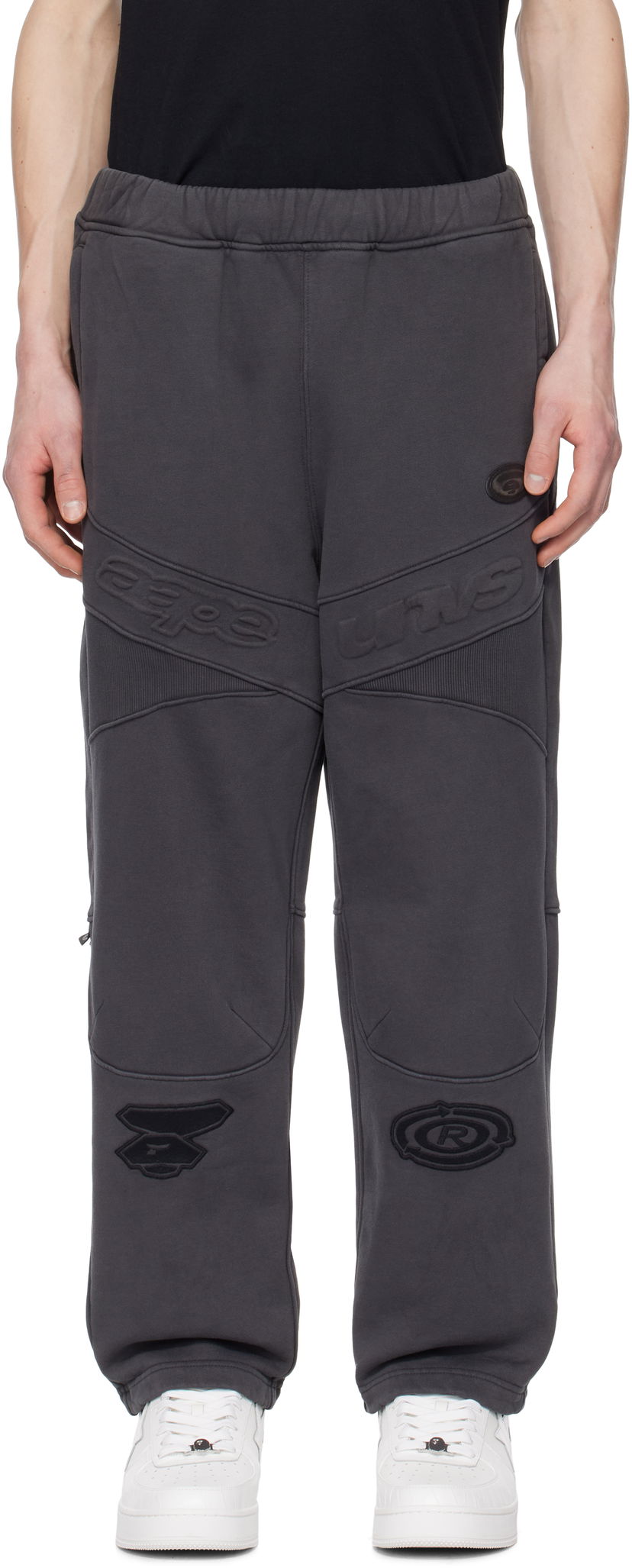 Träningsbyxor AAPE by A Bathing Ape AAPE by A Bathing Ape Main Sweatpants Grå | AAPPTMB644XXNBKL