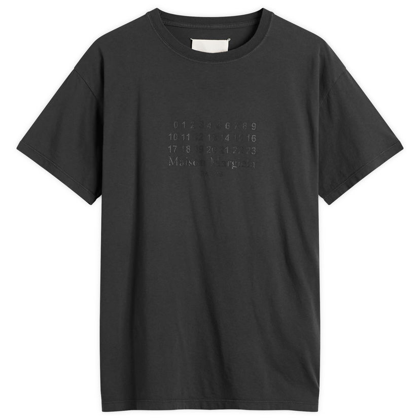 T-shirt Maison Margiela Maison Margiela Logo T-Shirt Size Large Svart | S29GC0307-S24575-973