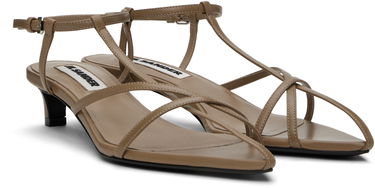Sneakers och skor Jil Sander Jil Sander High Heeled Tie Sandals Brun | J15WP0129_P8389, 3