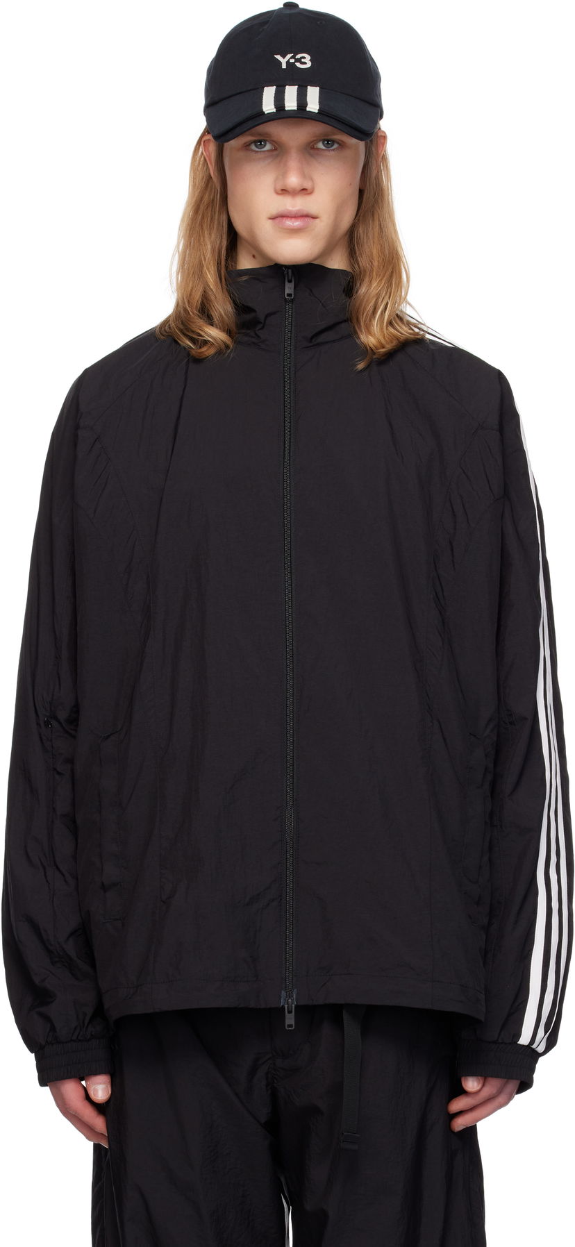 Vindjacka Y-3 3-Stripes Nylon Shell Jacket by Y-3 Svart | JD5999