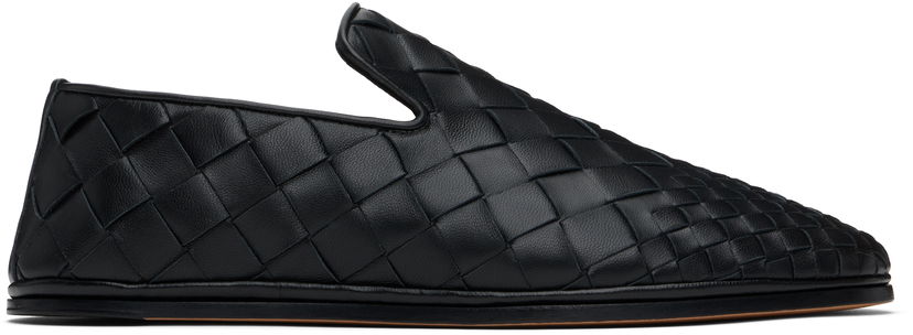 Kläder Bottega Veneta Bottega Veneta Intrecciato Leather Slippers Svart | 819500V55V01000