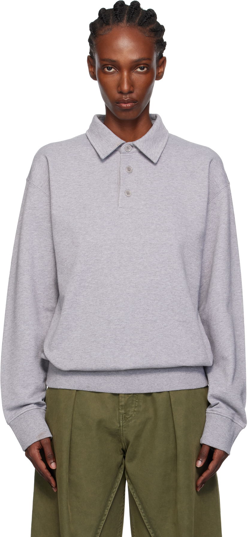 Polotröja JW Anderson JW Anderson Rugby Polo Grå | JO0287-PG1632