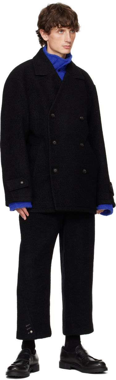 Byxor ADER ERROR Black Wool Straight-Leg Trousers Svart | BN01FWSA0207BK, 3