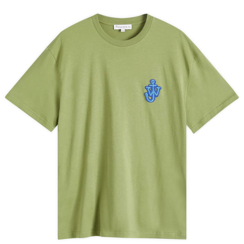T-shirt JW Anderson Anchor Patch T-Shirt Grön | JT0061-PG0772-591