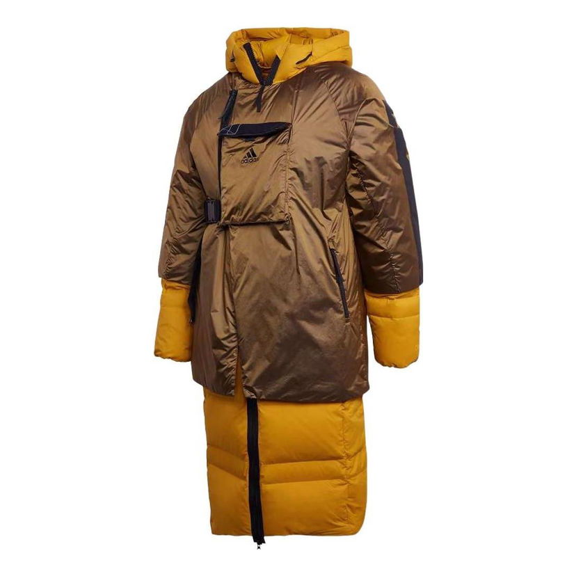 Parkas adidas Originals Layered Puffer Parka Gul | FT2426