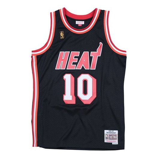 Jersey Mitchell & Ness Mitchell & Ness NBA Miami Heat Hardaway Swingman Jersey Svart | SMJYAC18094-MHEBLCK96THA