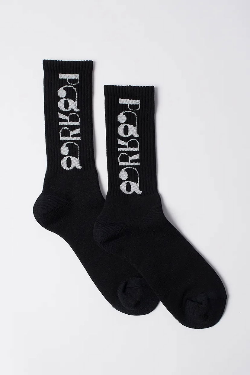 Strumpor By Parra Parra Tokyo Logo Crew Socks Svart | 54270