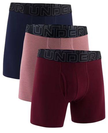 Boxare Under Armour Under Armour SOLID 6in 3 Pack Boxer Shorts Flerfärgad | 1383889-651, 0