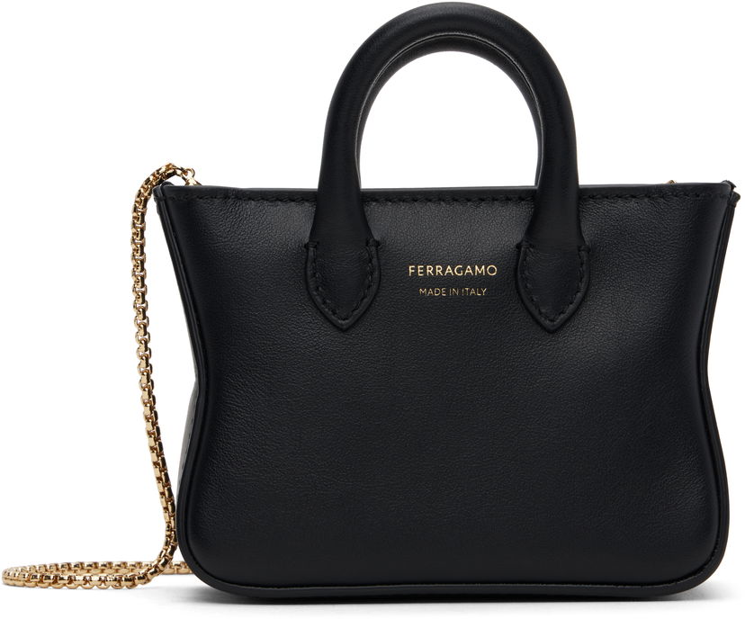 Tygpåse FERRAGAMO Charm Mini Wallet Svart | 220799 - 775360