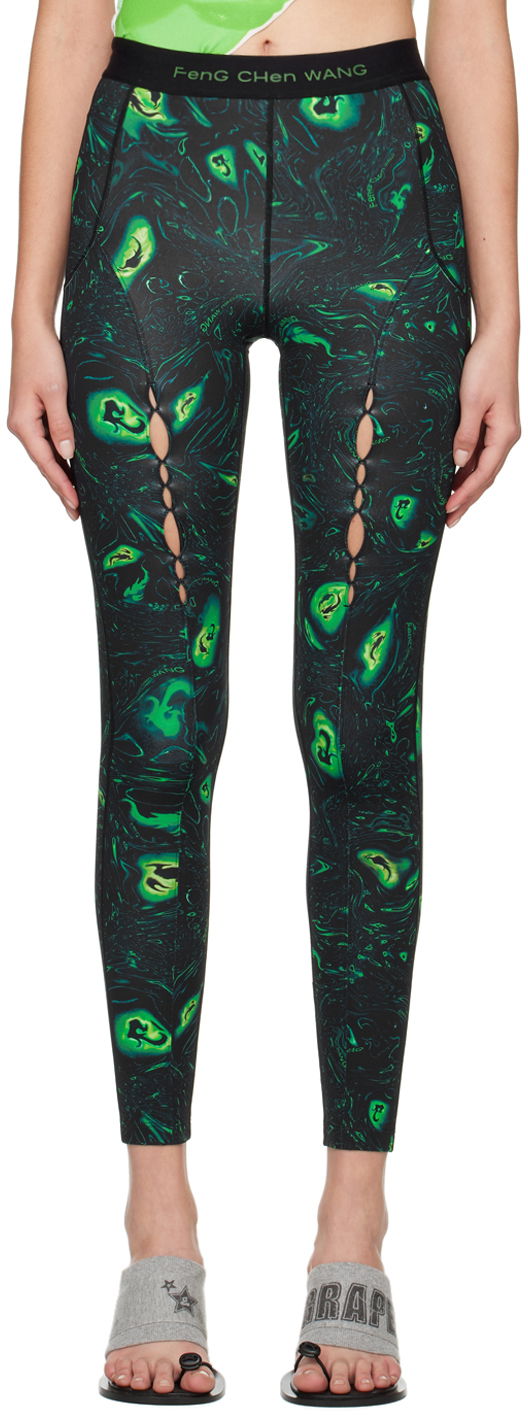 Damasker Feng Chen Wang Feng Chen Wang Phoenix Sport Leggings Grön | FWF14LG01