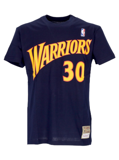 T-shirt Mitchell & Ness Stephen Curry Golden State Warriors Tee Mörkblå | BMTRINTL1074-GSWSCNAVY