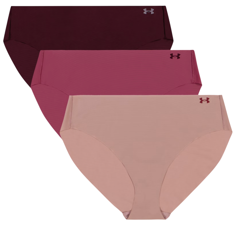 Trosor Under Armour Under Armour Solid 3-Pack Hiphugger Panties Rosa | 1383897-673