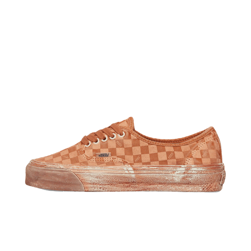 Sneakers och skor Vans Authentic LX Reissue 44 Dip Dye Checkerboard Orange | VN0007QZ52K1