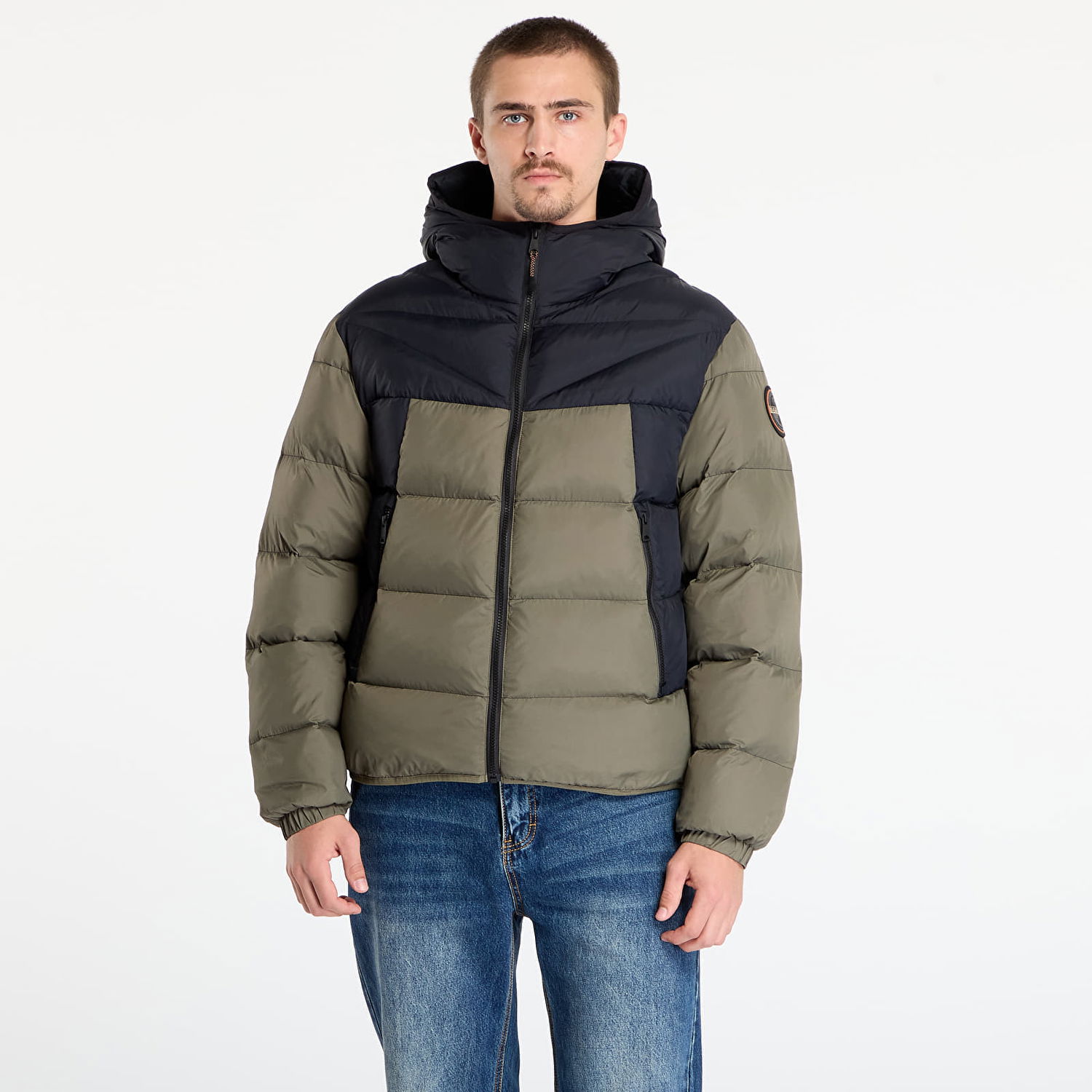 Pufferjacka Napapijri Jacket A-Molveno Hood Flerfärgad | NP0A88V2G0A1, 0