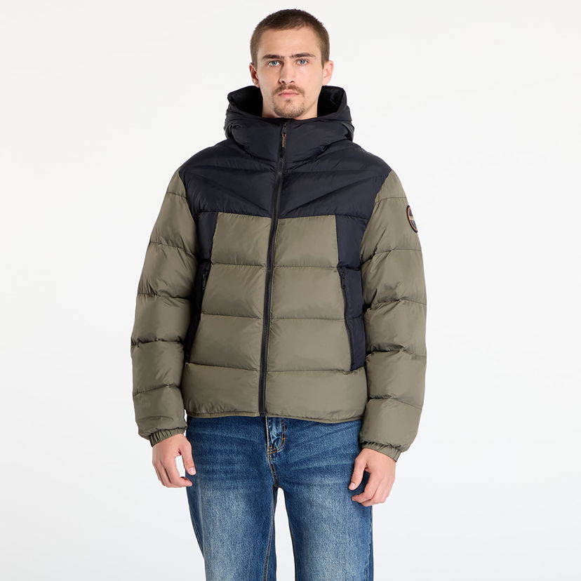 Pufferjacka Napapijri Jacket A-Molveno Hood Flerfärgad | NP0A88V2G0A1