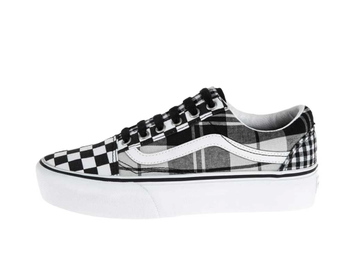 Sneakers och skor Vans Old Skool Platform Plaid Checkerboard W Svart | VN0A3B3UVYD