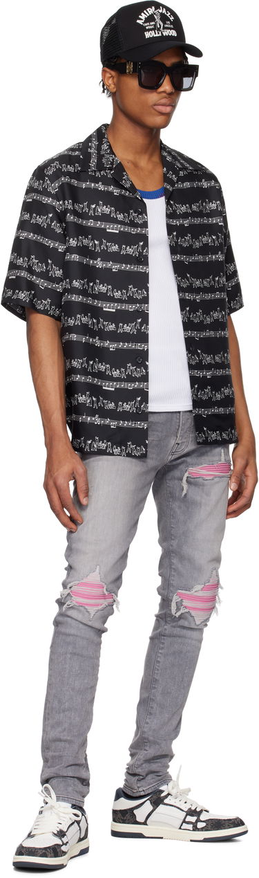 Sneakers och skor AMIRI MA Quad Skel Top Low Vit | AMFOSR1096, 4