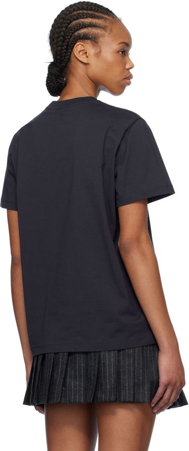 T-shirt GANNI GANNI Owls Relaxed Jersey T-Shirt Svart | T4059, 2