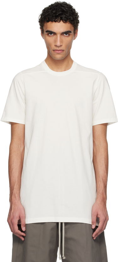 T-shirt Rick Owens Rick Owens Short Level T-Shirt Vit | RU01E5264 JA, 0