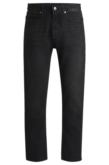 Jeans BOSS Regular Fit Jeans Svart | 50511507