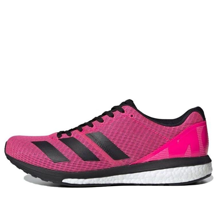 Sneakers och skor adidas Performance Adizero Boston 8 Wide Rosa | F34059