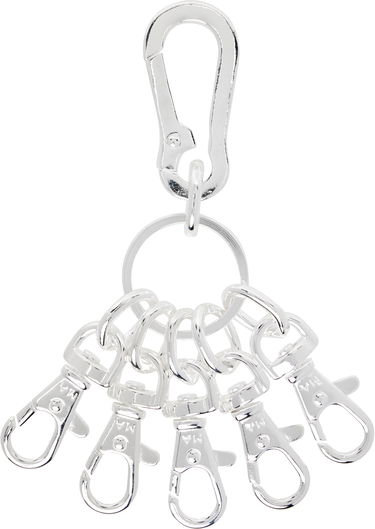 Nyckelringar MARTINE ALI Martine Ali Silver-Tone Twyla Keychain Metallisk | MASS25001-HS, 0