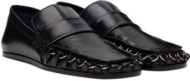 Sneakers och skor Jil Sander Jil Sander D-Ring Leather Loafers Svart | J15WR0026_P4835, 3