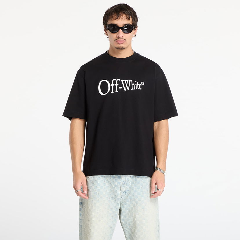 T-shirt Off-White Run Arrow Skate Short Sleeve T-Shirt XXL Svart | OMAA120F25JER00F1001