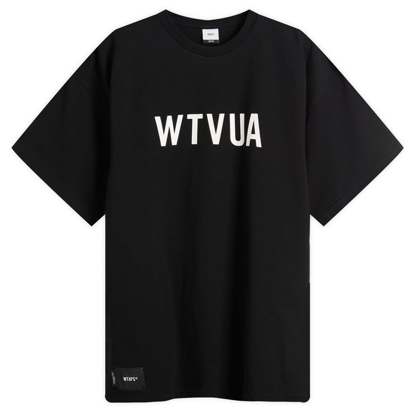 T-shirt WTAPS T-Shirt TSSC WTVUA Svart | 251ATDT-STM04S-BLK