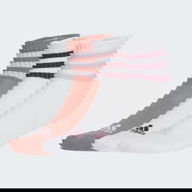 Strumpor adidas Performance 3-Stripes Cushioned Quarter Socks - 3 Pairs Vit | JG3700, 2