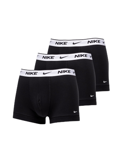 Underkläder och strumpor Nike Everyday Cotton Stretch Trunk 3-Pack Svart | 0000KE1008-859