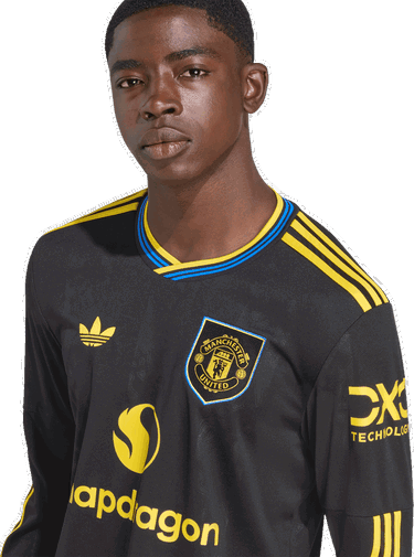 Jersey adidas Performance Manchester United 25/26 Third Jersey Long Sleeve Svart | KD4226, 3