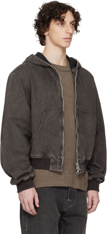 Bomberjacka OUR LEGACY Our Legacy Bank Denim Hooded Jacket Grå | M2251BBC, 4