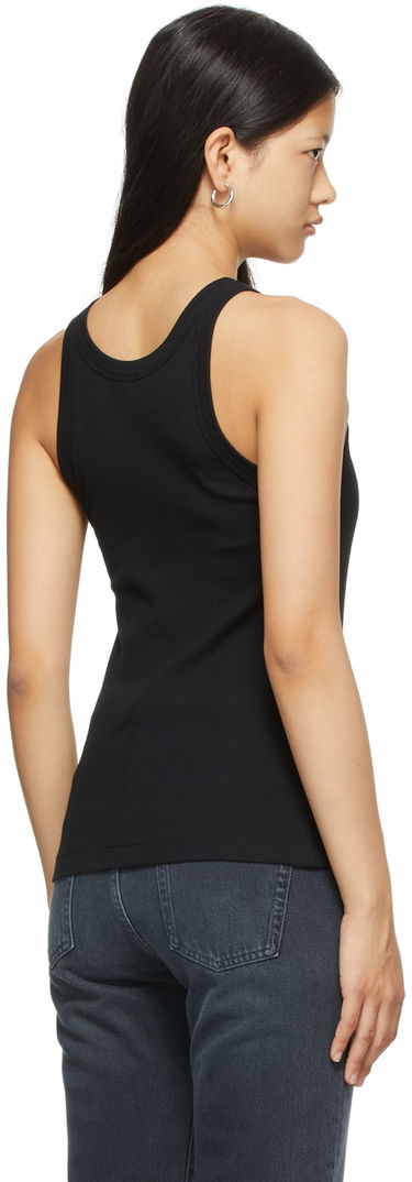 Linne TOTEME TOTEME Curved Rib Tank Top Svart | 211-437-772, 2