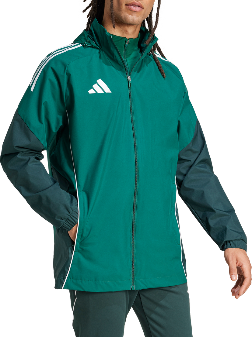 Vindjacka adidas Performance Adidas TIRO25C All-Weather Hooded Jacket Grön | ji8936