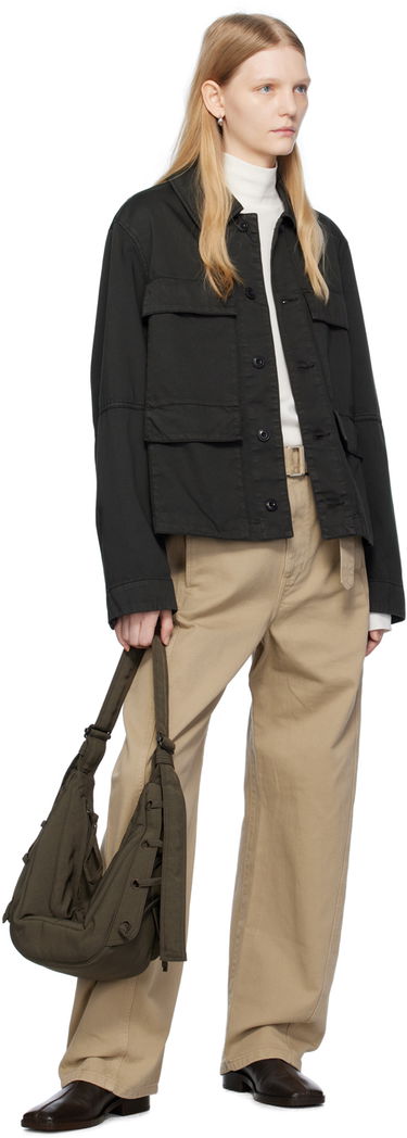 Cargo byxor LEMAIRE Lemaire Exclusive Wide-Leg Trousers Beige | PA326 LD1001, 3