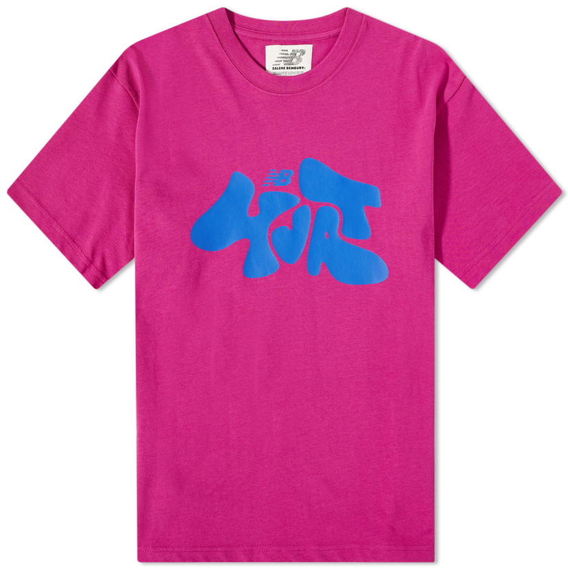T-shirt New Balance Salehe Bembury Logo Mania T-Shirt Rosa | MT11563-JJL