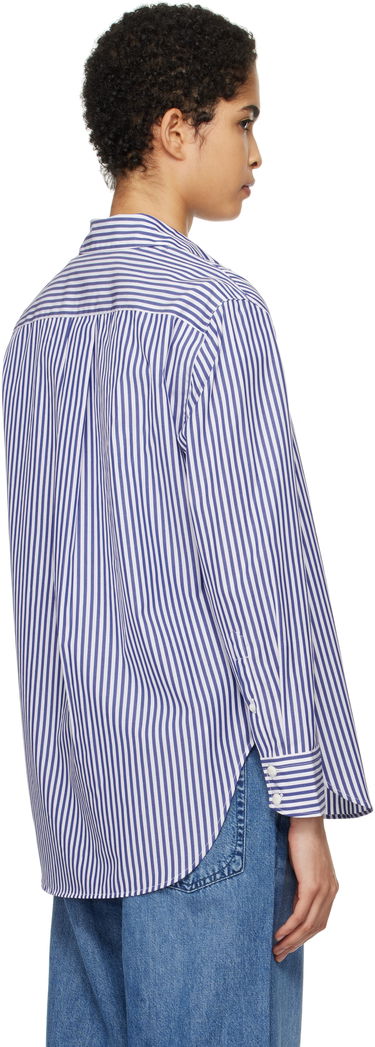 Skjorta rag & bone Striped Poplin Shirt Blå | WAW22FA050ZE50, 2