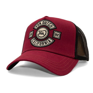 Keps Von Dutch Von Dutch Trucker MC Logo Cap Bourgogne | VD/0/CAS1/BIK/BOR, 0