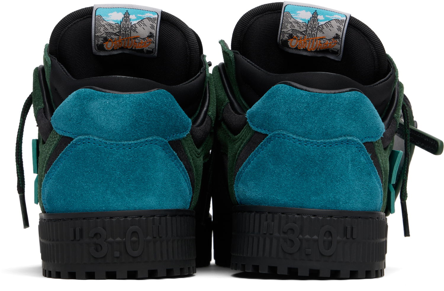 Kläder Off-White Off-White Floating Arrow Grön | OMIA244S25LEA0011048, 1